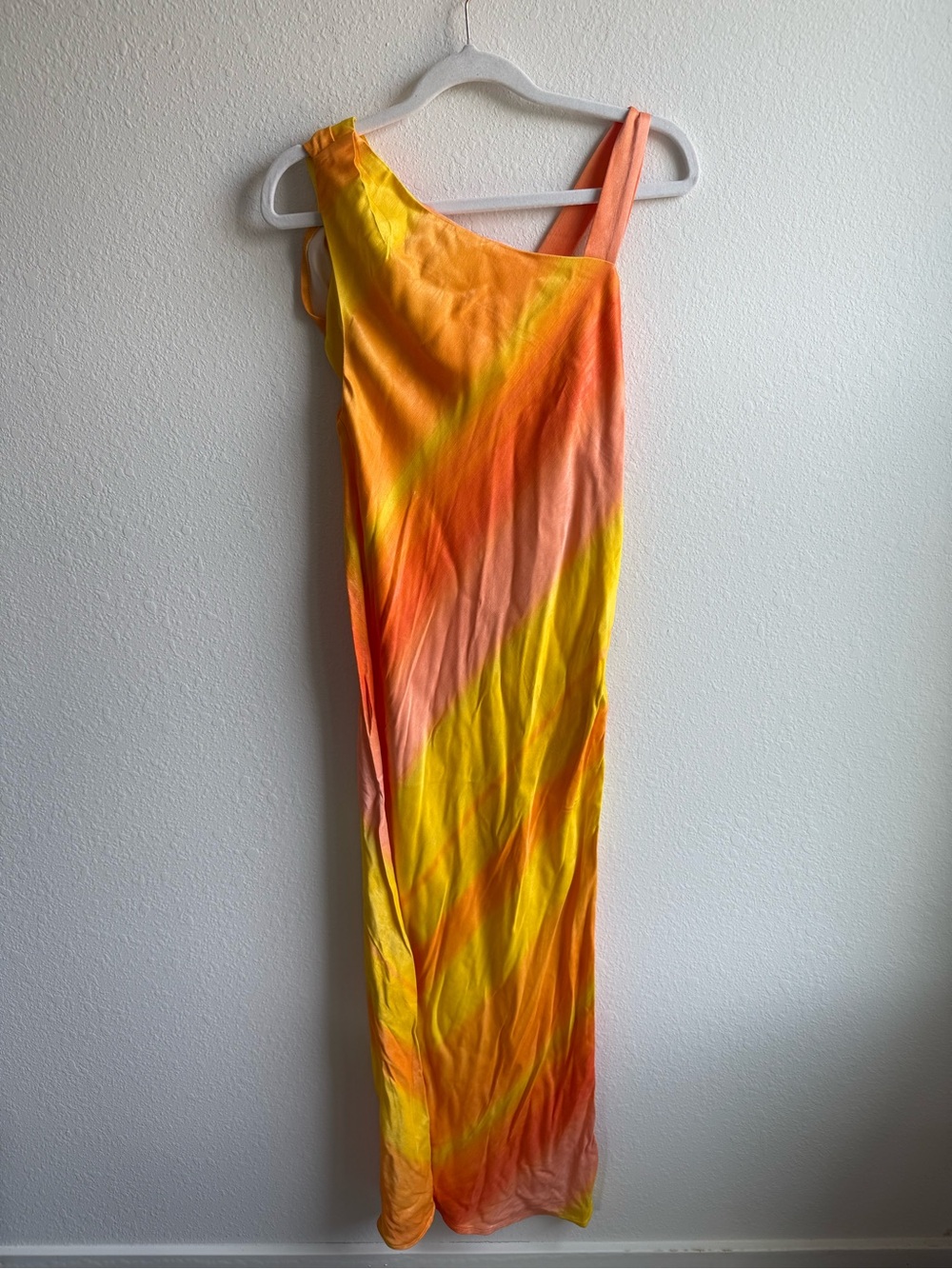 Du Paradis Sunset Yellow Orange Maxi Dress